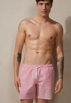 Intimissimi STREIFENPRINT - Zwemshorts - White Red