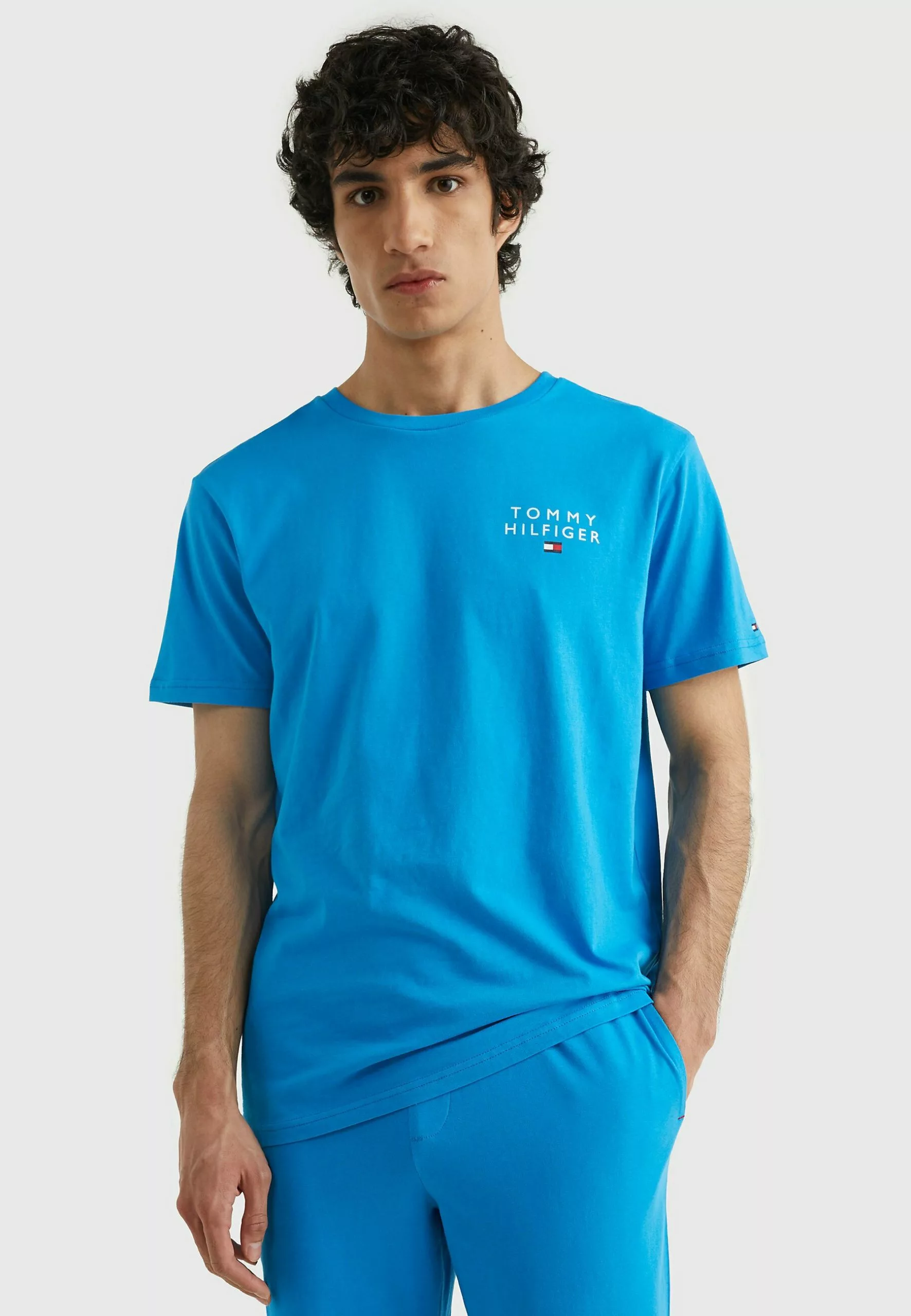 Tommy Hilfiger CN SS LOGO - Pyjamashirt