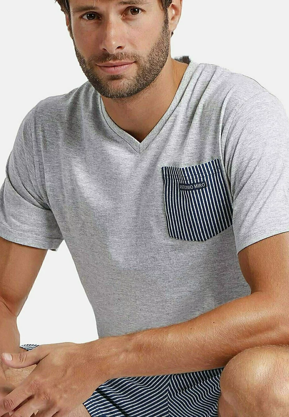 Admas SHORT T-SHIRT TRAVEL ANTONIO MIRO - Pyjama - Afbeelding 4