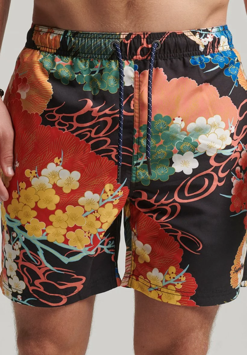 Superdry HAWAIIAN - Zwemshorts