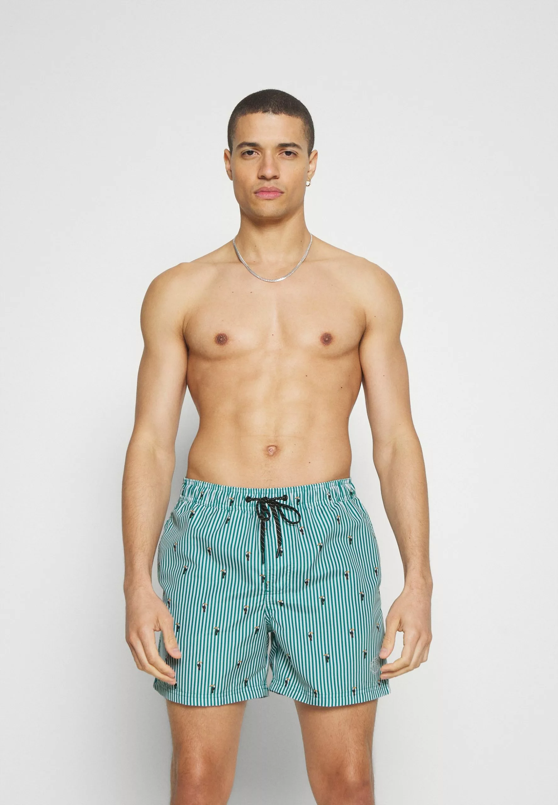 Jack & Jones JPSTFIJI JJSWIM MINI STRIPE - Zwemshorts