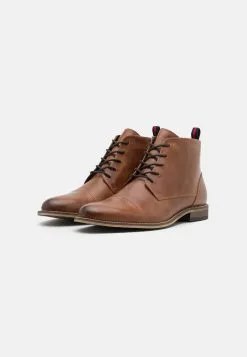 Pier One LEATHER - Veterboots - Camel