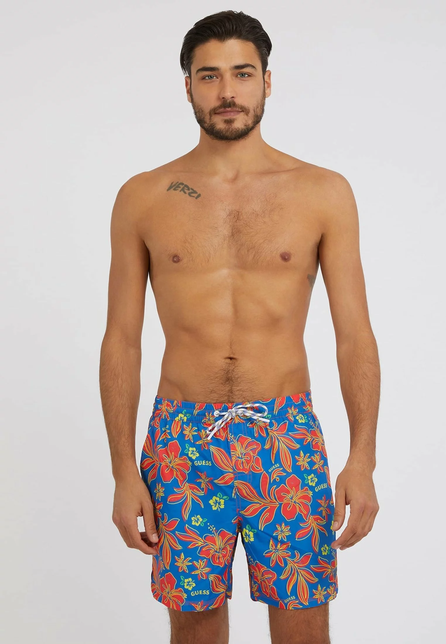 Guess MIT BLUMENPRINT - Zwemshorts