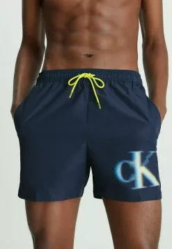 Calvin Klein Swimwear MEDIUM DRAWSTRING-GRAPHIC - Zwemshorts